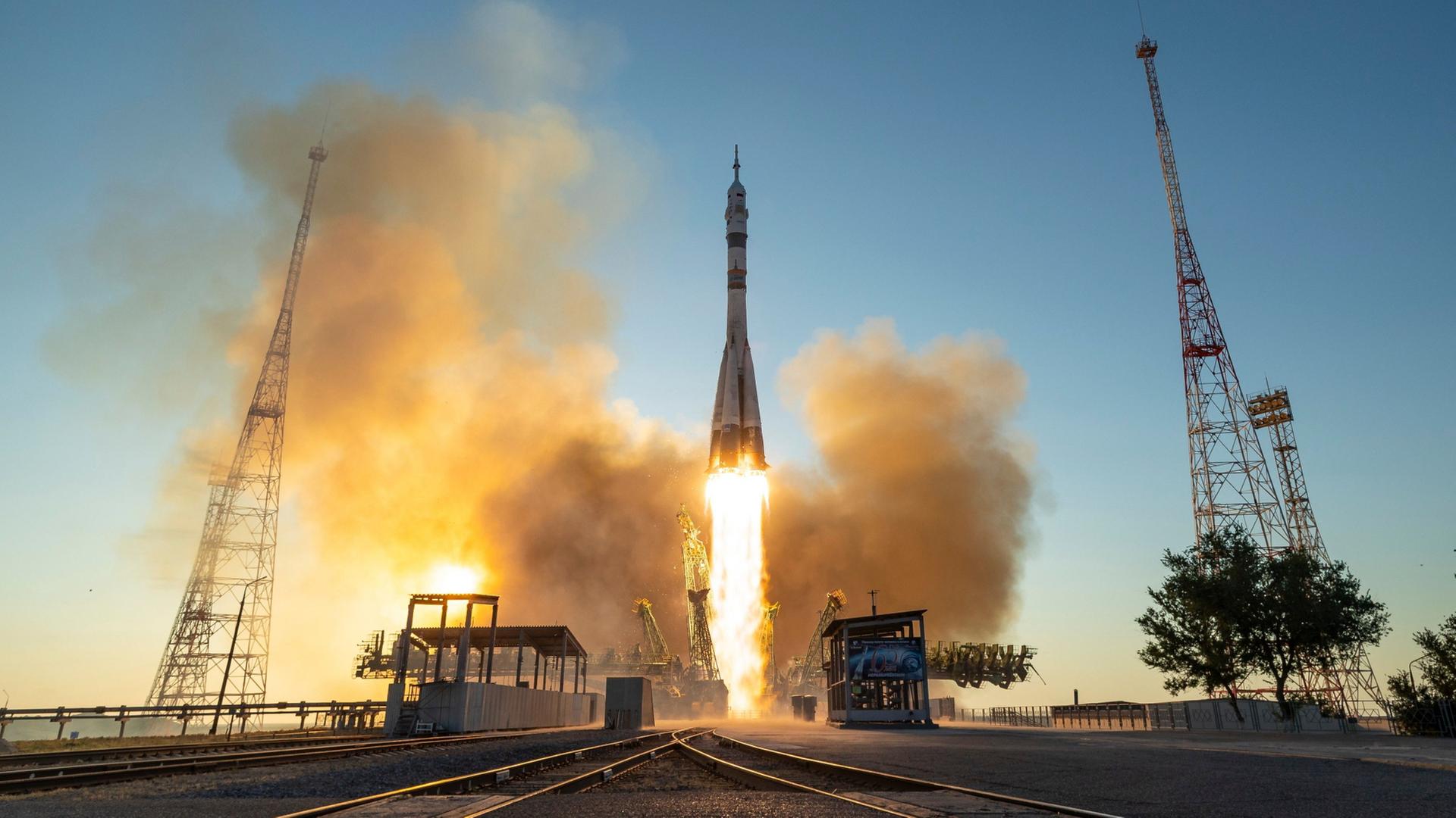 raketenstart iss 100