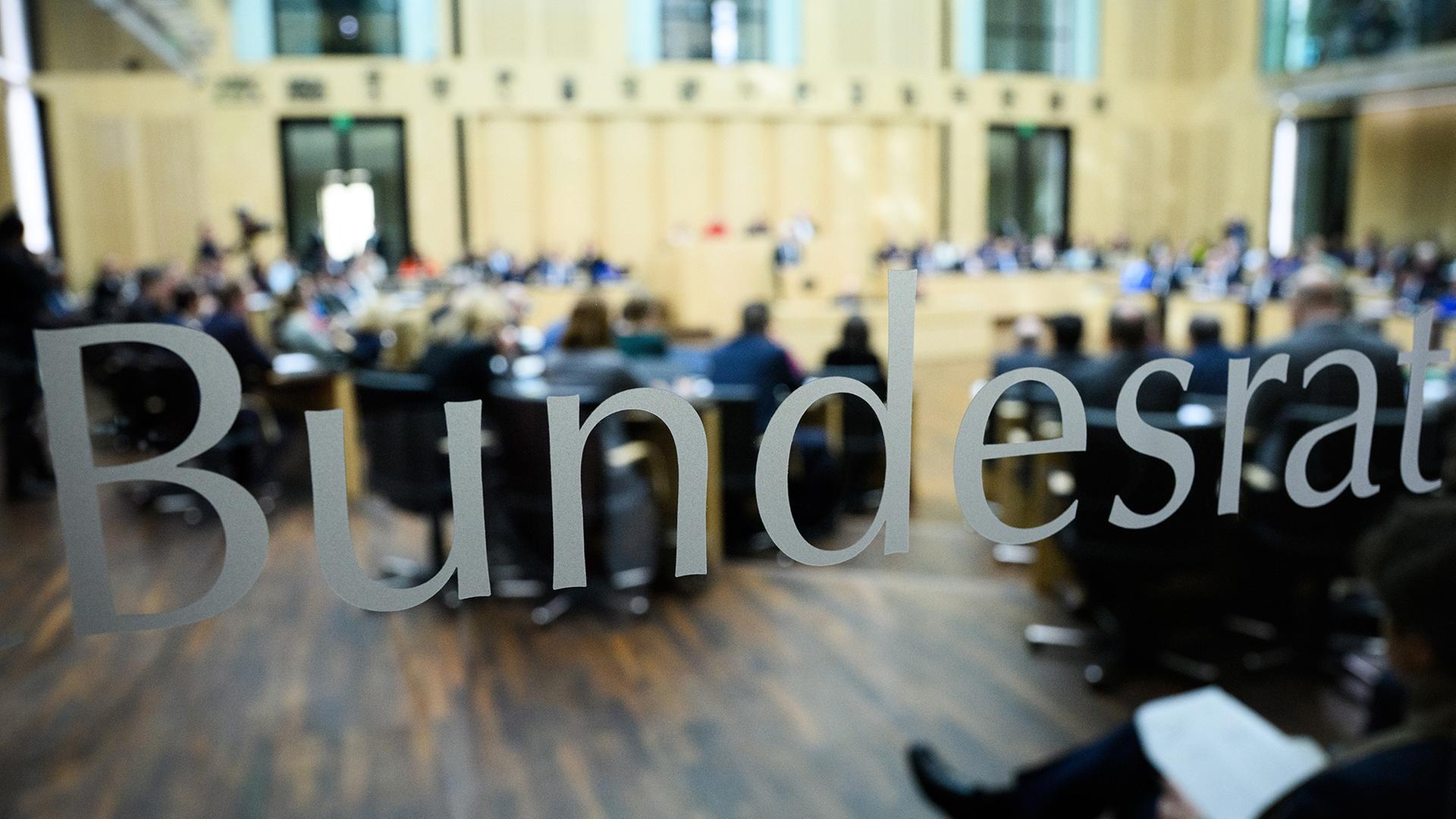 schriftzug bundesrat 100