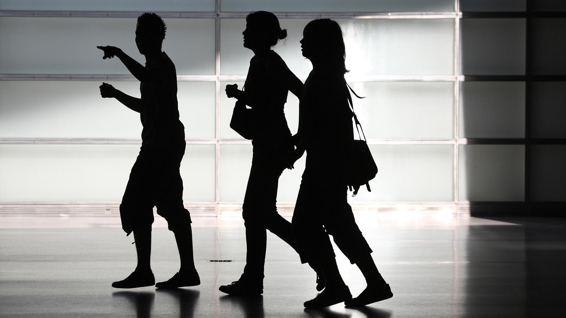 silhouetten jugendliche 100