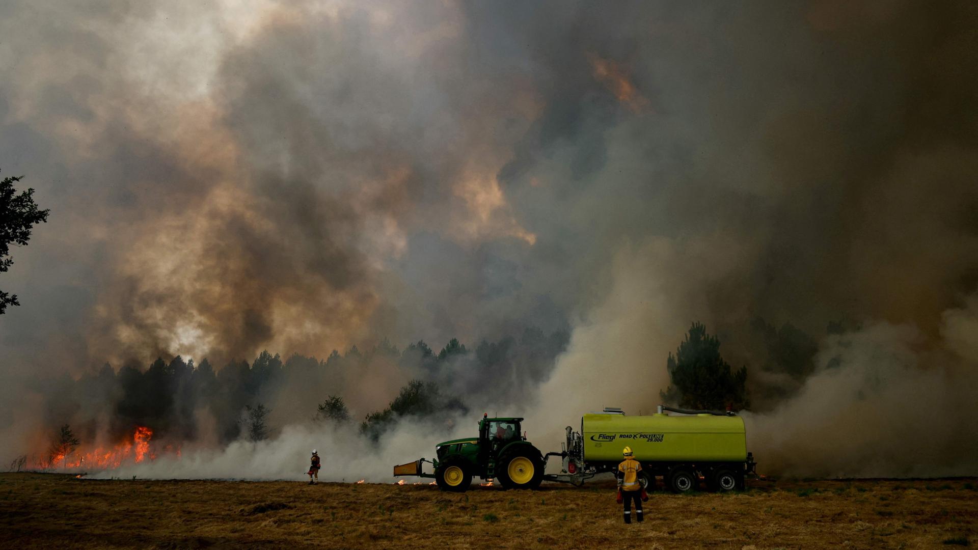 waldbrand frankreich bordeaux 100