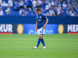 08 08 2026 fussball saison 2026 2027 testspiel fc schalke 04 atalanta bergamo ron schallenberg fc schalke 04 xrhr foto yyx august 8 2026 soccer 20262027 season friendly match fc schalke 04 vs