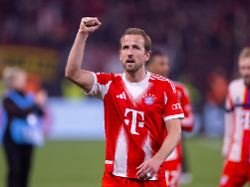 22 04 2026 fussball halbfinale im dfb pokal bayer 04 leverkusen fc bayern muenchen harry kane fc bayern muenchen bejubelt den einzug ins finale des dfb pokals 1
