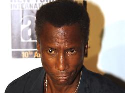 actor michael wright the 10th new york international latino film festival nyilff los bandoleros premiere at the school of visual arts theatre arrivals new york city united states wenn 2523776