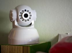 augsburg bavaria germany april 13 2024 secret and hidden surveillance camera as burglar protection in a house heimliche und versteckte ueberwachungskamera als einbrecher schutz in einem haus