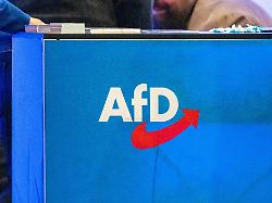 augsburg bavaria germany january 30 2026 the afair formerly afa trade fair in augsburg the booth of the alternative for germany shows the afd party logo die afair ehemals afa messe in augsburg