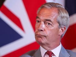 britain s reform uk party leader nigel farage attends a press conference in london britain august 10 2026