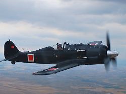 das deutsche kampfflugzeug focke wulf 190 der jagdflieger aus dem zweiten weltkrieg wurde in der tuerkei aufwendig restauriert und ist nun wieder flugfaehig