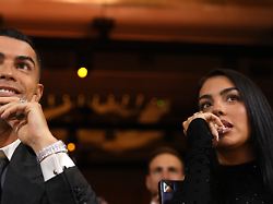 december 28 2025 dubai united arab emirates cristiano ronaldo and georgina rodriguez during the globe soccer awards 2025 16h edition
