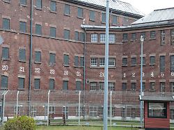ein hafthaus der justizvollzugsanstalt bremen im stadtteil oslebshausen