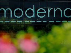 file photo a sign marks the offices of moderna in cambridge massachusetts u s july 22 2025