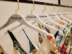 file photo file photo file photo clothes from fast fashion brand shein hang at their office in sao paulo brazil december 15 2025
