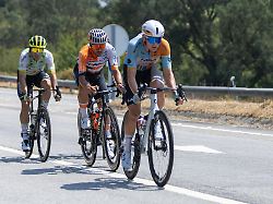 finlay tarling of great britain and nsn cycling team competes during the 8th stage from melgaco to fafe of the volta a portugal 2026 in fafe portugal on august 14 2026