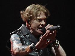 hollywood fl may 05 axl rose of guns n roses performs during the guns n roses world tour 2026 at hard rock live held at the seminole hard rock hotel casino on may 5 2026 in hollywood florida