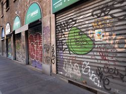ipa87418917 milan august 12 2026 stores closed for summer vacation ferragosto on corso san gottardo publicationxnotxinxita copyright xduilioxpiaggesix xduilioxpiaggesix 87418917