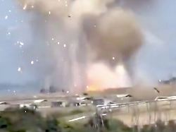 italy colleferro rome august 13 2026 fire and massive explosion at an ammunition factory