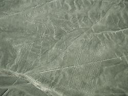 luftaufnahme der nazca linien geoglyphe die einen affen el mono darstellt eine der bekanntesten figuren der nazca kultur nazca plateau peru 1