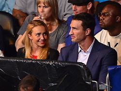 new york ny june 22 hayden panettiere and wladimir klitschko attend paulie malignaggi vs adrien broner boxing match at barclays center on june 22 2013 in the brooklyn borough of new york city 1