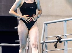 swimming eac 2026 paris france 02 aug 26 swimming european aquatics championships paris 2026 diving 1m springboard women image shows michelle heimberg sui