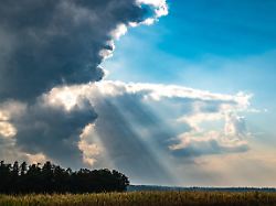 sonnenschein nach dem regen in bayern war das wetter sehr wechselhaft