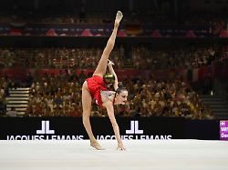 turnen rhythmische sportgymnastik weltmeisterschaft entscheidung ball frauen darja varfolomeev deutschland in aktion