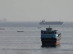vessels in the strait of hormuz as seen from musandam oman august 3 2026