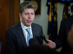 washington dc june 3 ceo of openai sam altman talks to reporters following a meeting with senator bernie sanders i vt at the dirksen senate office building in washington dc on june 3 2026