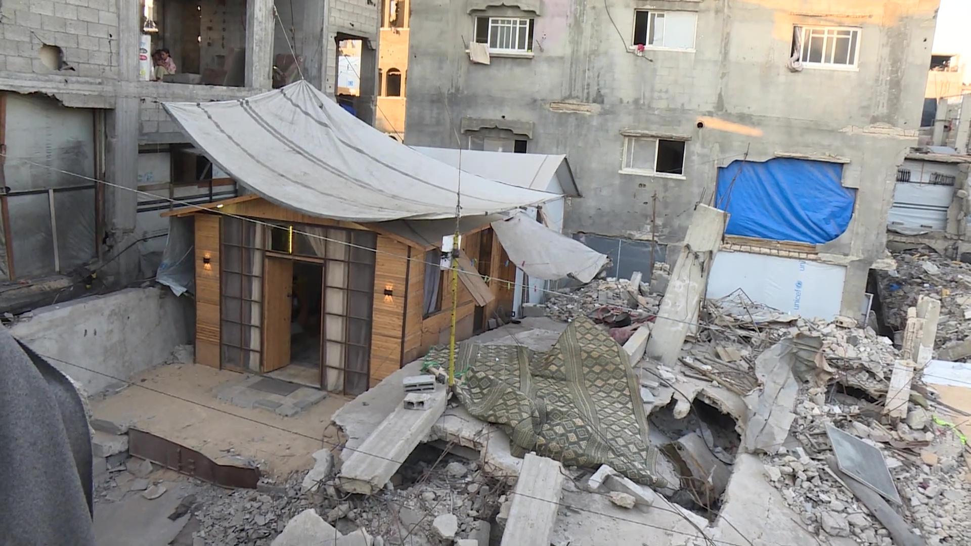blockhuette gaza 100