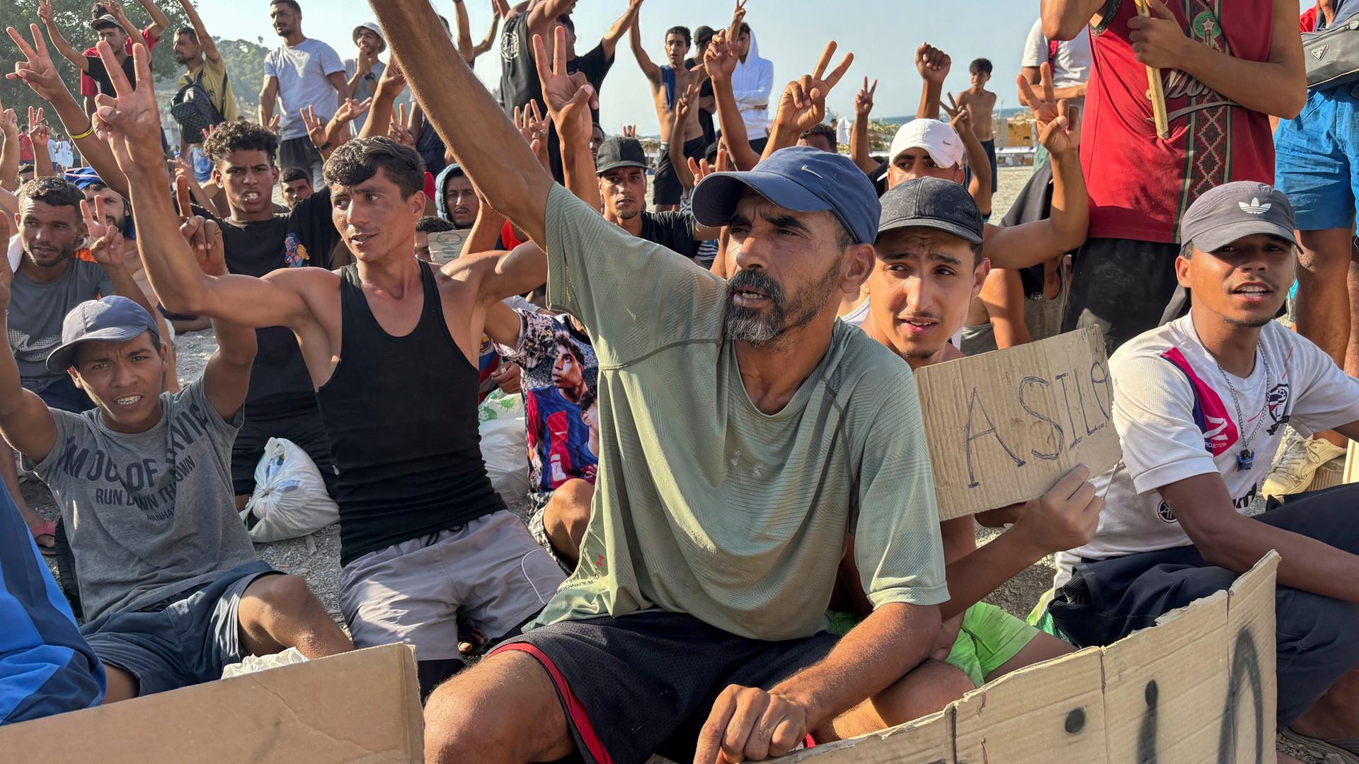 ceuta hungerstreik 100