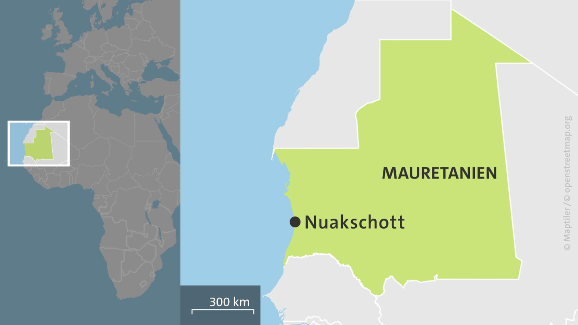 karte mauretanien nouakchott 100