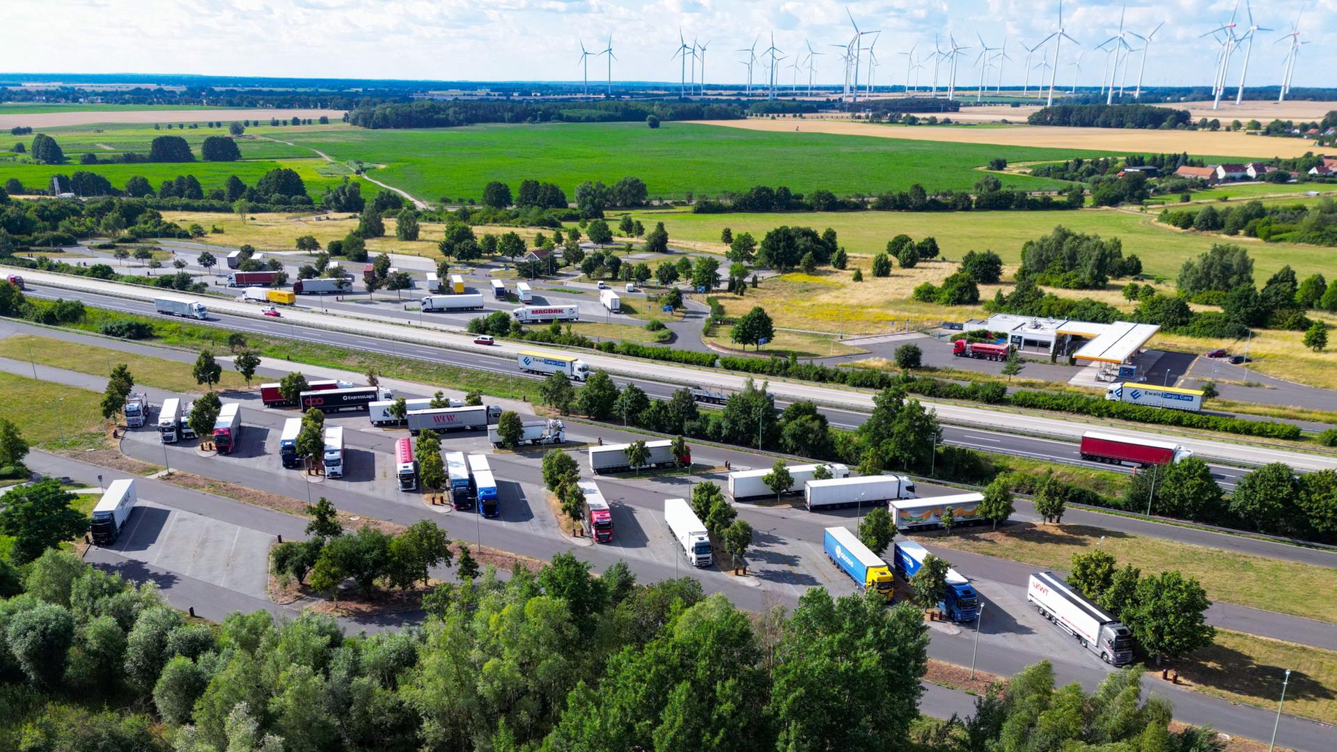 lkw rastplatz 118