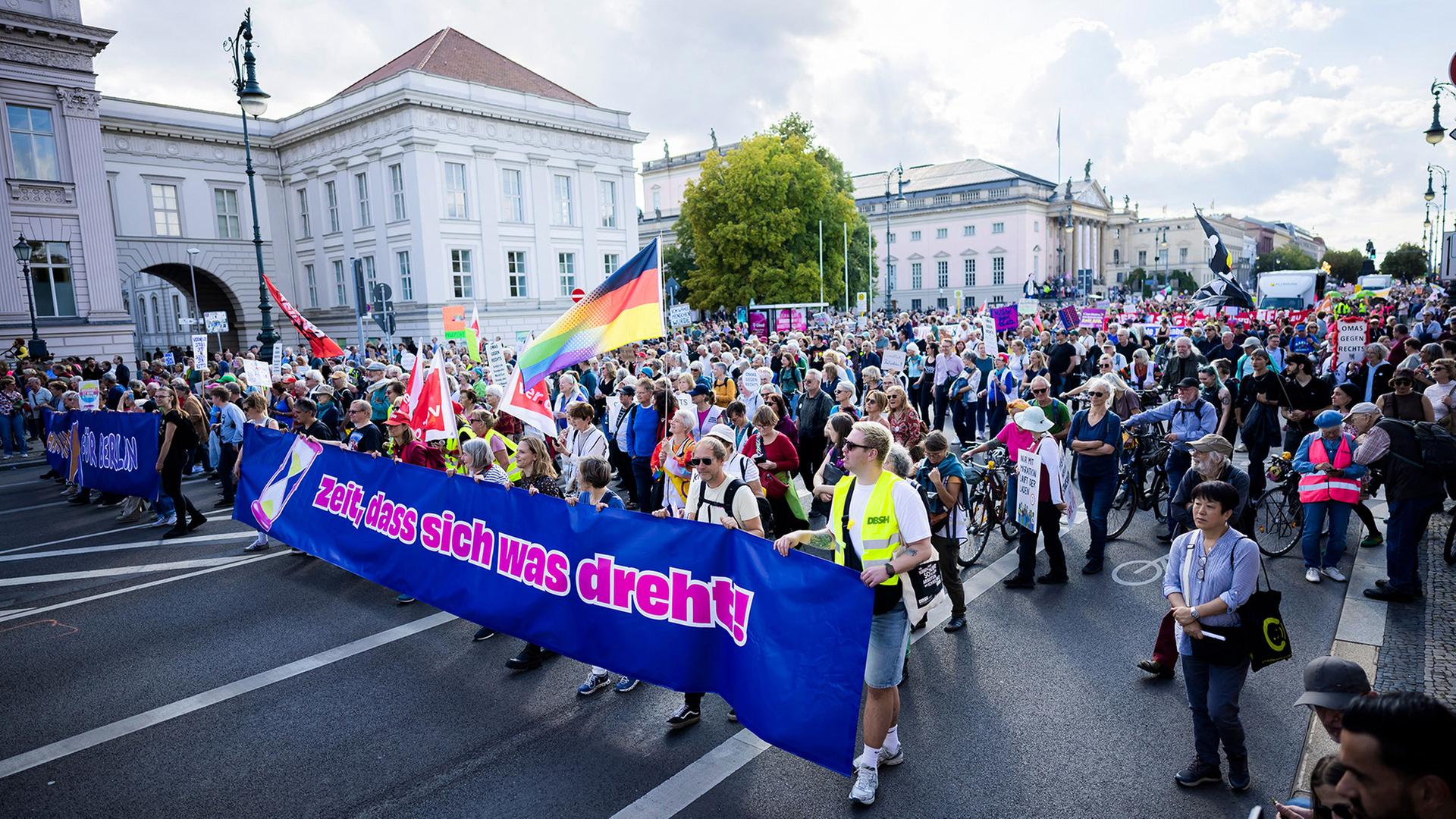 demo gegen rechts berlin 100