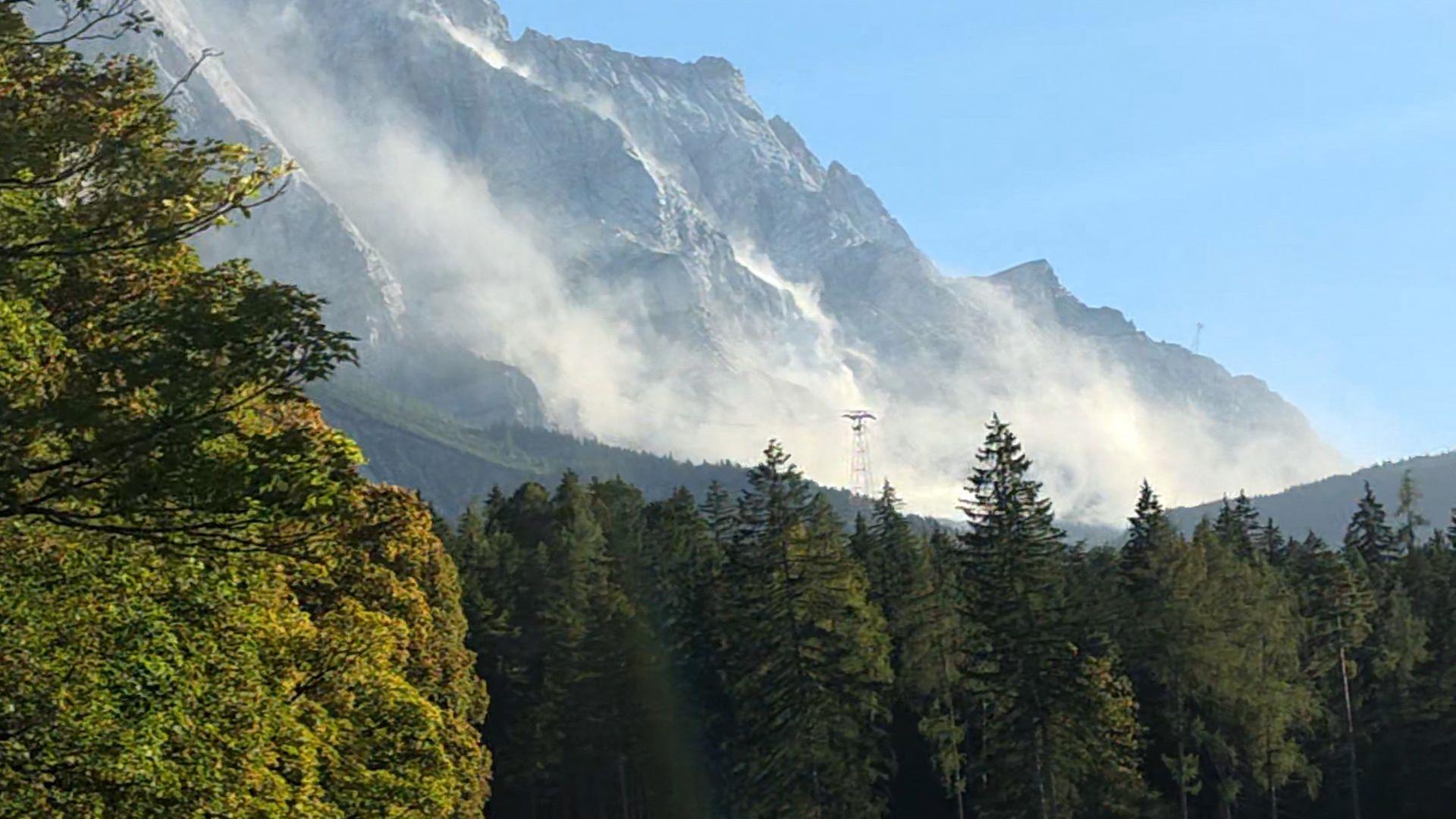 felssturz zugspitze 100
