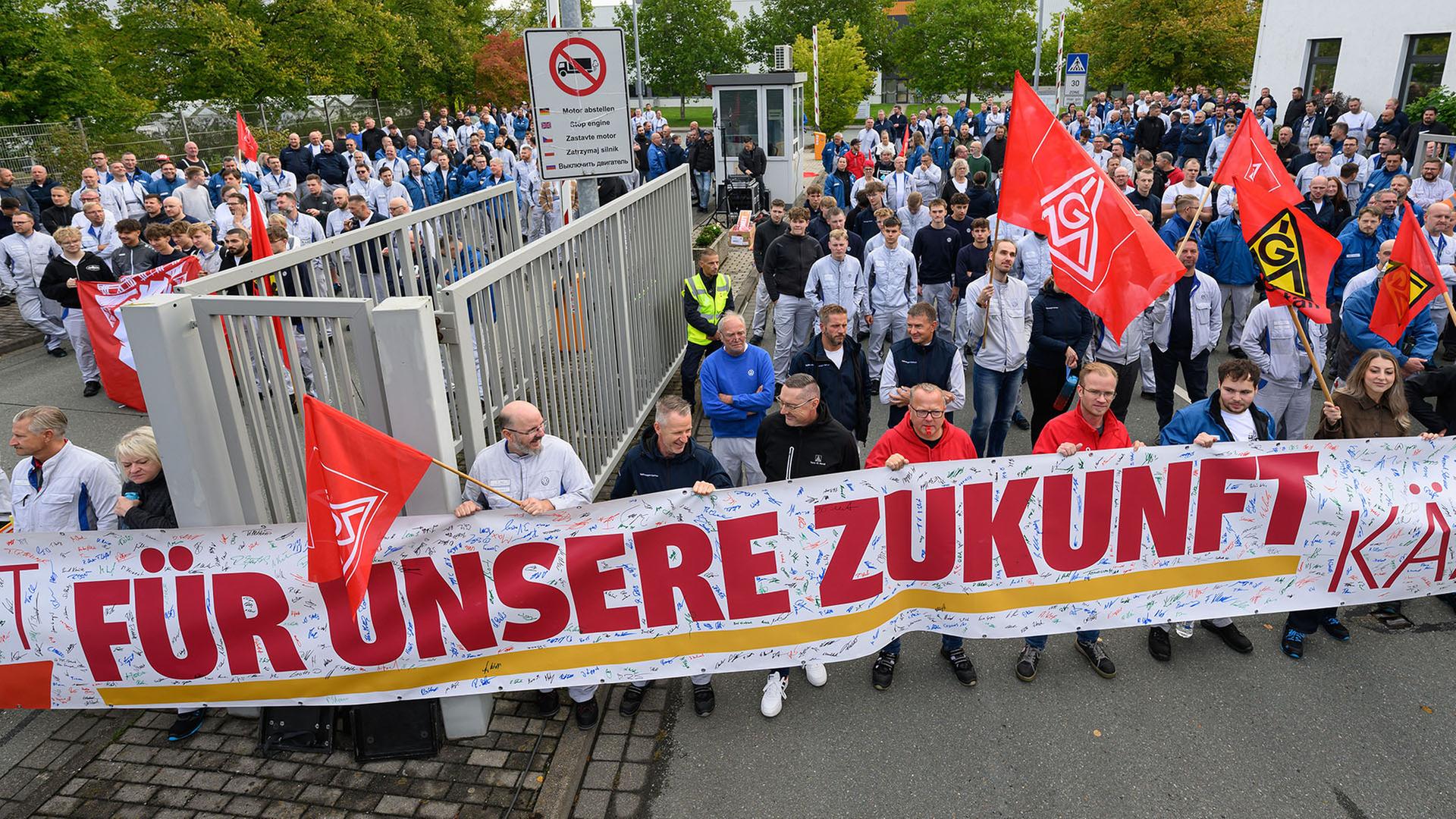 ig metall protestaktion 100