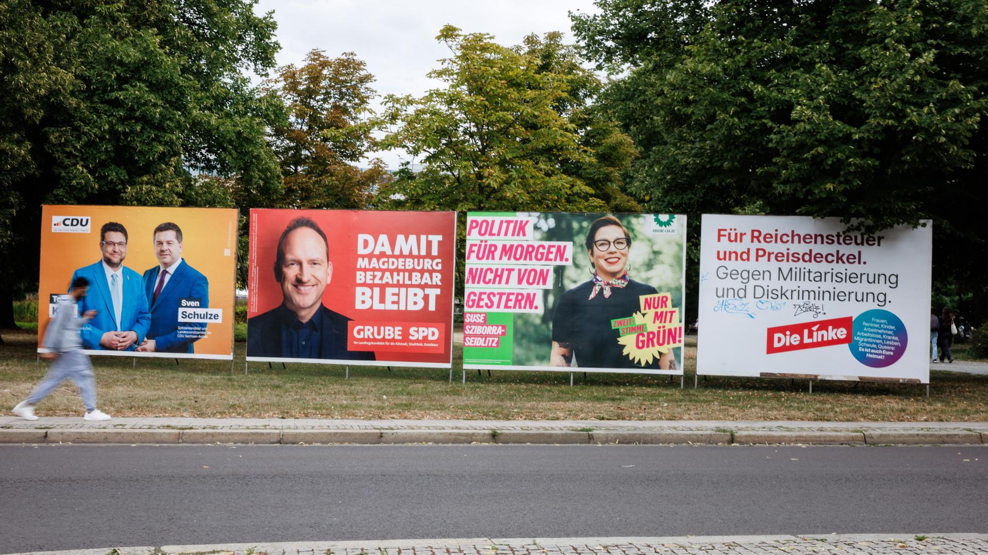 wahlplakate schsen anhalt 100
