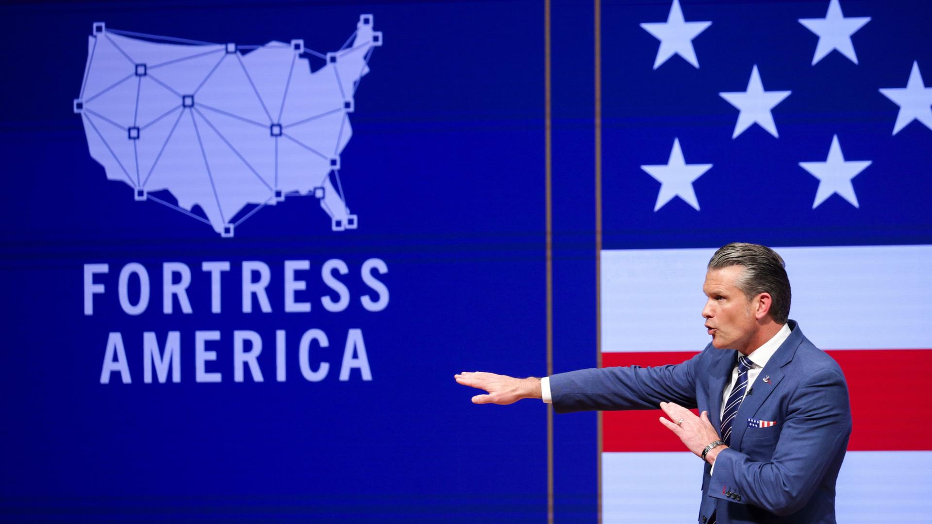 hegseth militaer rede 100