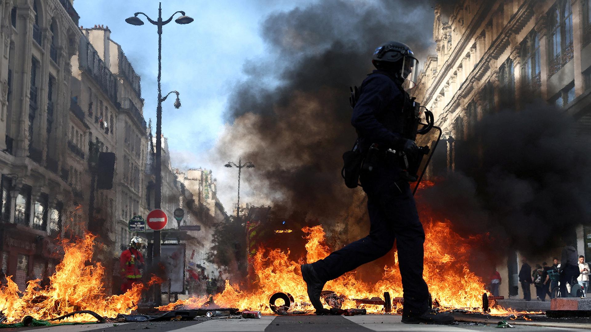paris feuer demonstration 100