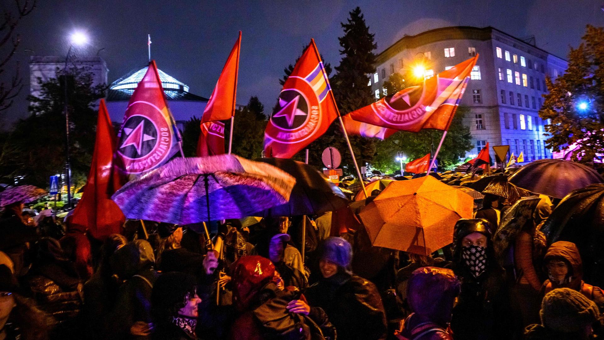 polen protest abtreibung 100