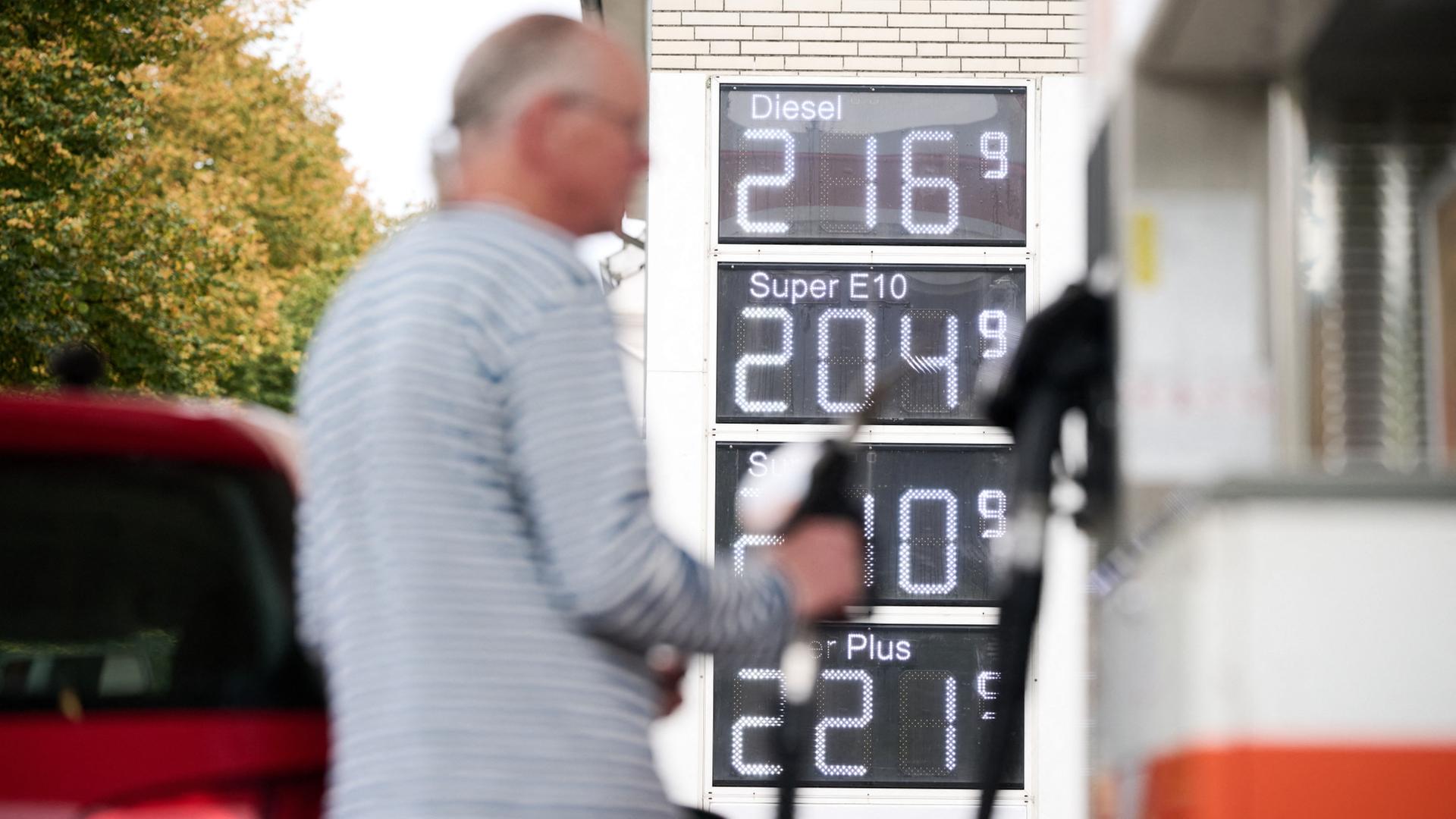 tankstelle preistafel 112