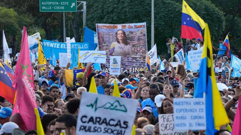 venezuela demonstration caracas 100