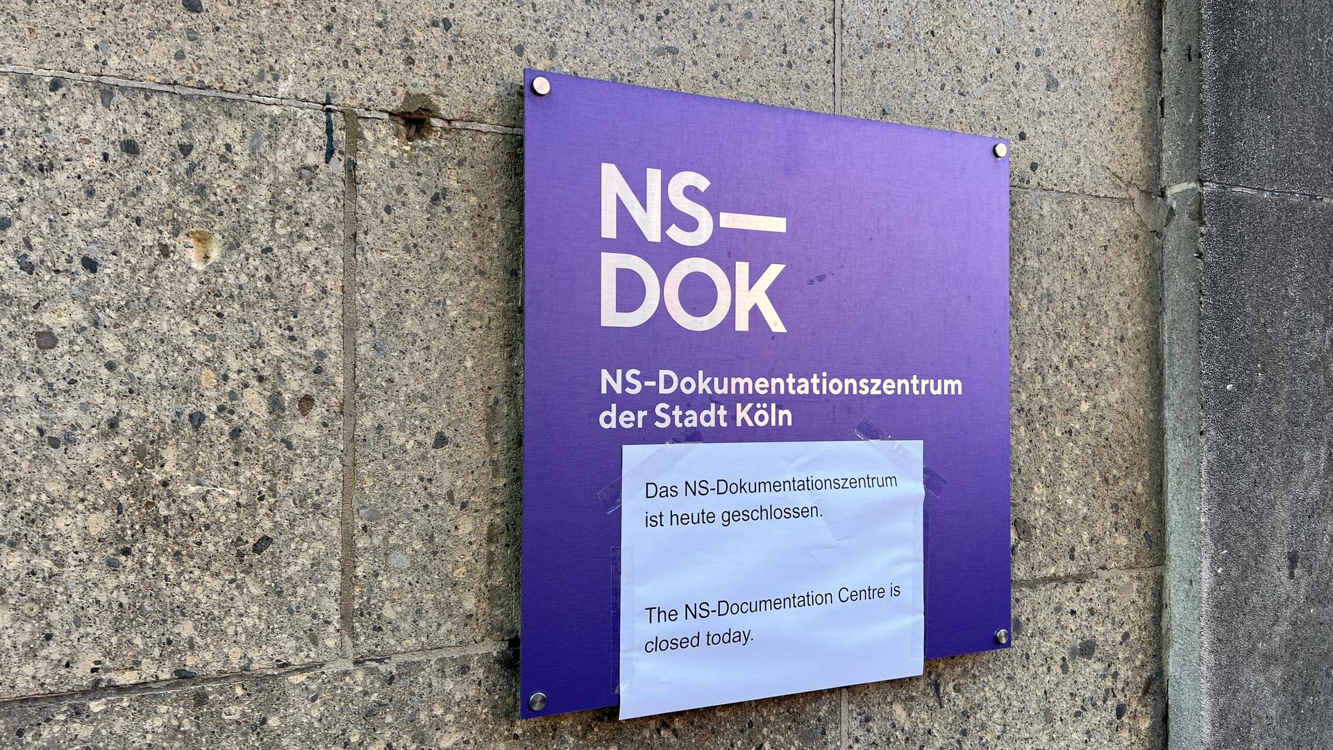 wdr nationalsozialismus dokumentationszentrum der stadt koeln geschlossen 100